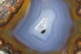 Polished Purple & Orange Banded Agate - Kerrouchen, Morocco #372722-1